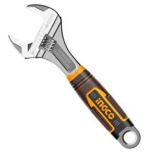 [HADW131128] Llave ajustable [perico] 12 crom mango con grip CrV Ingco