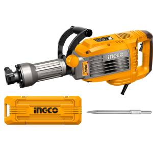 [UPDB170068] Martillo demoledor 1700w 1400bpm 50j cincel y estuche Ingco