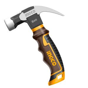 Martillo Mini Uña Curva 08Oz Mango Fibra Vidrio Ingco
