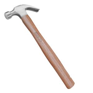 [281029ZN] Martillo uña curva 08oz mango de madera HCH0408 Ingco