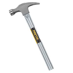 Martillo uña recta mango tubular 16oz mtr-16p Pretul