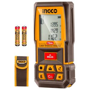 Medidor de distancia laser 070mt pilas 2AAA Ingco