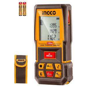 Medidor de distancia laser 100mt pilas 2AAA Ingco