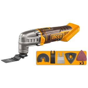 [CMLI2022] Multiherramienta Inalambrico Oscilan 20V Con Accesorios Sin Bateria Y Cargador Ingco