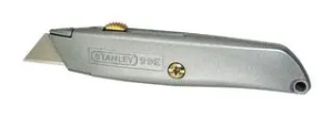 [10-099 / 16950] Navaja Retractil Metal Multiusos 6" Con 3 Hojas Stanley