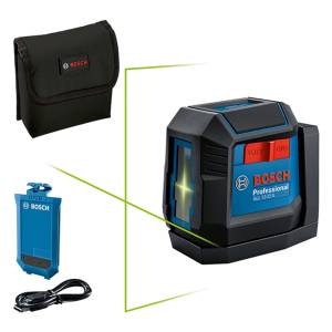 Nivel laser verde linea cruz 12mt GLL 1222G recargable Bosch
