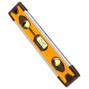 [HMSL01030 / 22450] Nivel torpedo con 3 gotas 9" HMSL01030 Ingco