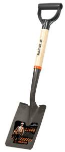 Pala cajuelera cuadrada mango de madera puño "D" Truper