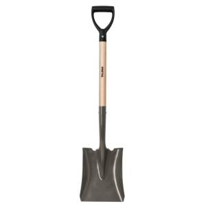 [22506] Pala Cuadrada Mango De Madera Puño Plastico "D" Pretul