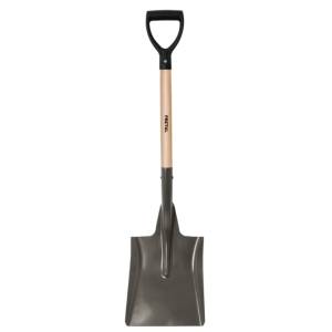 [22511] Pala Cuadrada Mango De Madera Puño Plastico "Y" Pretul