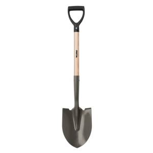 [22502] Pala Redonda Mango De Madera Puño Plastico "D" Pretul