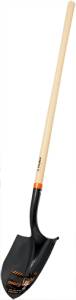 [17175] Pala redonda t2000 mango de madera largo Truper