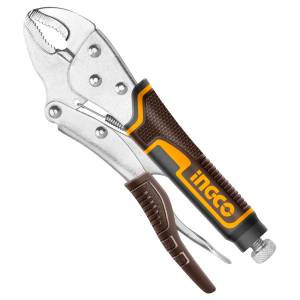 [HCJLW0207 / 22701] Pinza de presion mordaza curva 7" HCJLW0207 Ingco