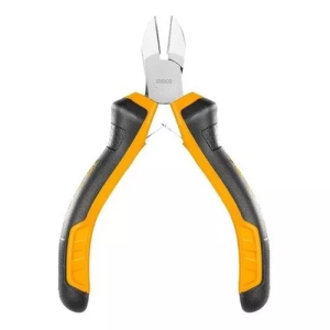 Pinza mini corte diagonal 04" con mango cubierto PVC HMDCP08115 Ingco