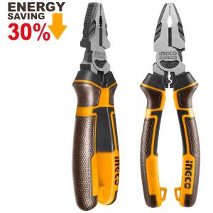 Pinza Para Electricista 6" Mango Con Grip Industrial Ingco