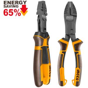 Pinza para electricista 8" alta palanca Super Ingco