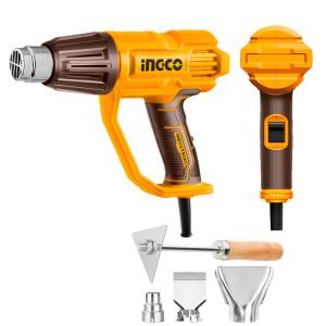 [UHG160078 / 16432] Pistola de calor 1600w con accesorios Industrial Ingco