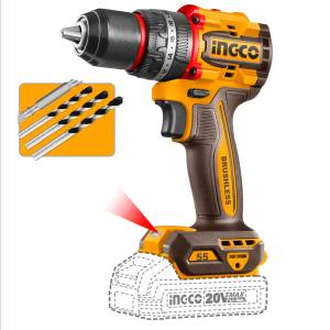 Rotomartillo Atornillador Inalambrico 1/2" 55N 20V Sin Baterias/Cargador Bl Ingco