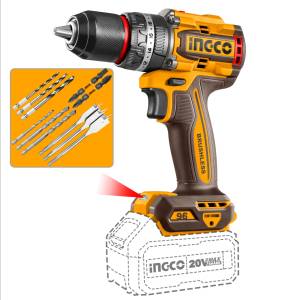 [287990ZN] Rotomartillo Atornillador Inalambrico 1/2" 96N 20V Sin Baterias/Cargador Ingco