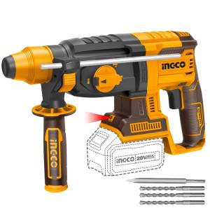 [284728ZN] Rotomartillo Sds Plus 20V 2.5J Sin Bateria Y Cargador Con Broca Bl Ingco