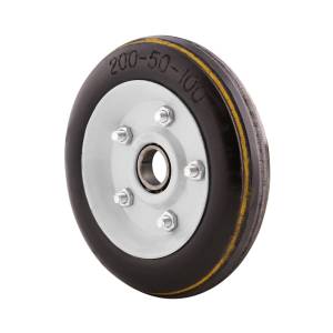 [7077] Rueda para diablito d/hule 160mm c/balero galv 7077 handy ho