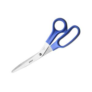 [280593ZN] Tijera de acero inoxidable para casa y oficina con mangos recubiertos 8" TIJO8F FOY