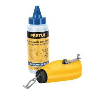[28574] Tiralineas Plastico Con Gis Azul 4Oz 15Mts Tl50P Pretul