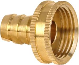 Conexion Manguera Hembra 013Mm 1/2" Laton Troquelado 2Hl Rugo