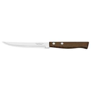 Cuchillo Para Asado Liso Mango De Madera 5 Tramontina