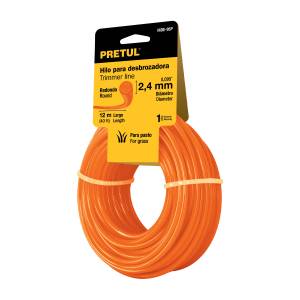 [196341ZN] Hilo Desbrozadora 2.4Mmx12Mt Naranja Hide95P Pretul