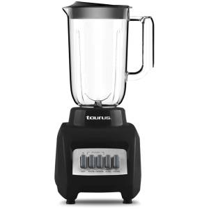 [HALEY] Licuadora de plastico negra 4 velocidades 350w vaso plastico Taurus