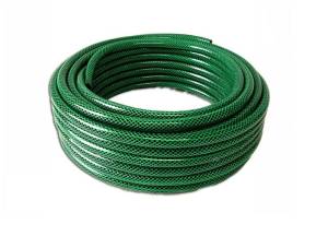 [STV.1/2.100 / 1001_1] Manguera Jardin 3 Capas Tramada Rollo 013Mm 1/2" 100Mt Stv Boro