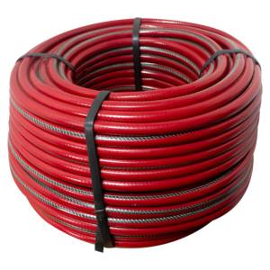 Manguera jardin 4 capas tramada rollo 013mm 1/2" 100mt KRED Boro