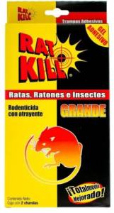 Ratonera en gel grande rat kill