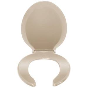 [100021] Asiento para sanitario alargado beige Beta