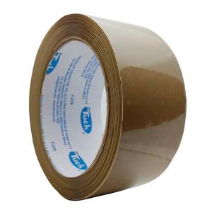 Cinta de empaque canela 48mm x 050mt adhesivo acrilico 278 Tuk