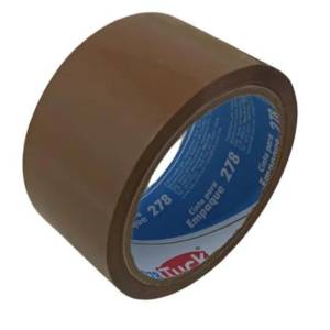 Cinta de empaque canela 48mm x 100mt adhesivo acrilico 278 Tuk