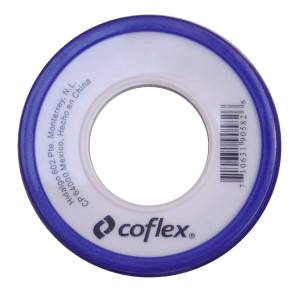 [WT34-120] Cinta de teflon 019mm 3/4" x 12mts WT34120 Coflex
