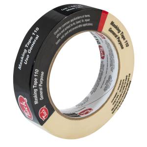 Cinta masking tape 1" x 50 mt multiusos Negra 110 Tuk