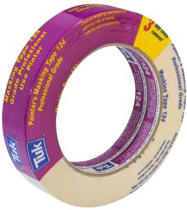 [102415] Cinta Masking Tape 1" X 50 Mt Para Pintor Rosa 124 Tuk