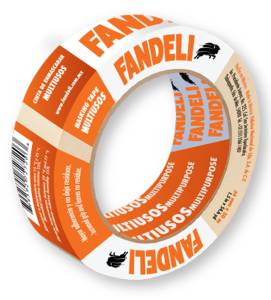 Cinta masking tape 1-1/2" x 50 mt multiusos Fandeli