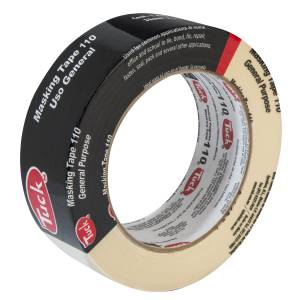 [101030] Cinta masking tape 1-1/2" x 50 mt multiusos Negra 110 Tuk