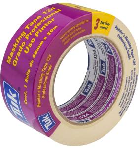 Cinta masking tape 2" x 50m para pintor Rosa 124 Tuk