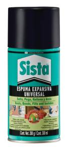 Espuma expansiva de poliuretano 300ml Sista
