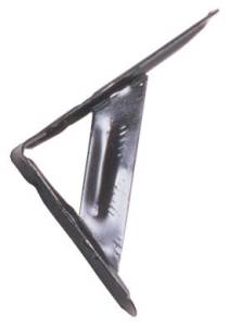 Mensula De Acero 04" X 03" Negra Reforzada Kley