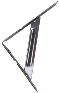 Mensula de acero 06" x 05" negra reforzada Kley