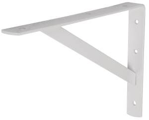 [MENR1320B / 44672] Mensula de acero 13" x 20" blanca reforzada Vianti