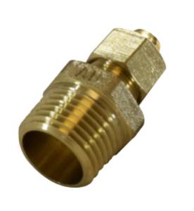 [NTBV1214] Niple terminal 1/4" x 1/2" para aparato de refrigeracion NTBV1214 Vianti