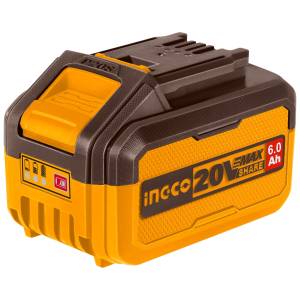 Bateria Ion Litio Recargable 6.0Ah 20V Ingco