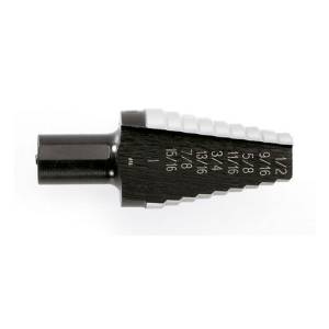 Broca escalonada 9/16" x 1" negro Irwin